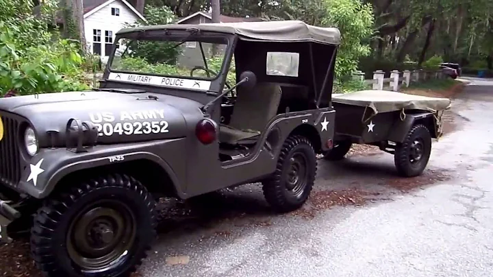 1952 WILLYS OVERLAND MIL JEEP