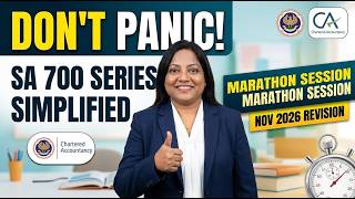 Don't Panic! SA 700 Series Simplified (Nov 2026 Revision)