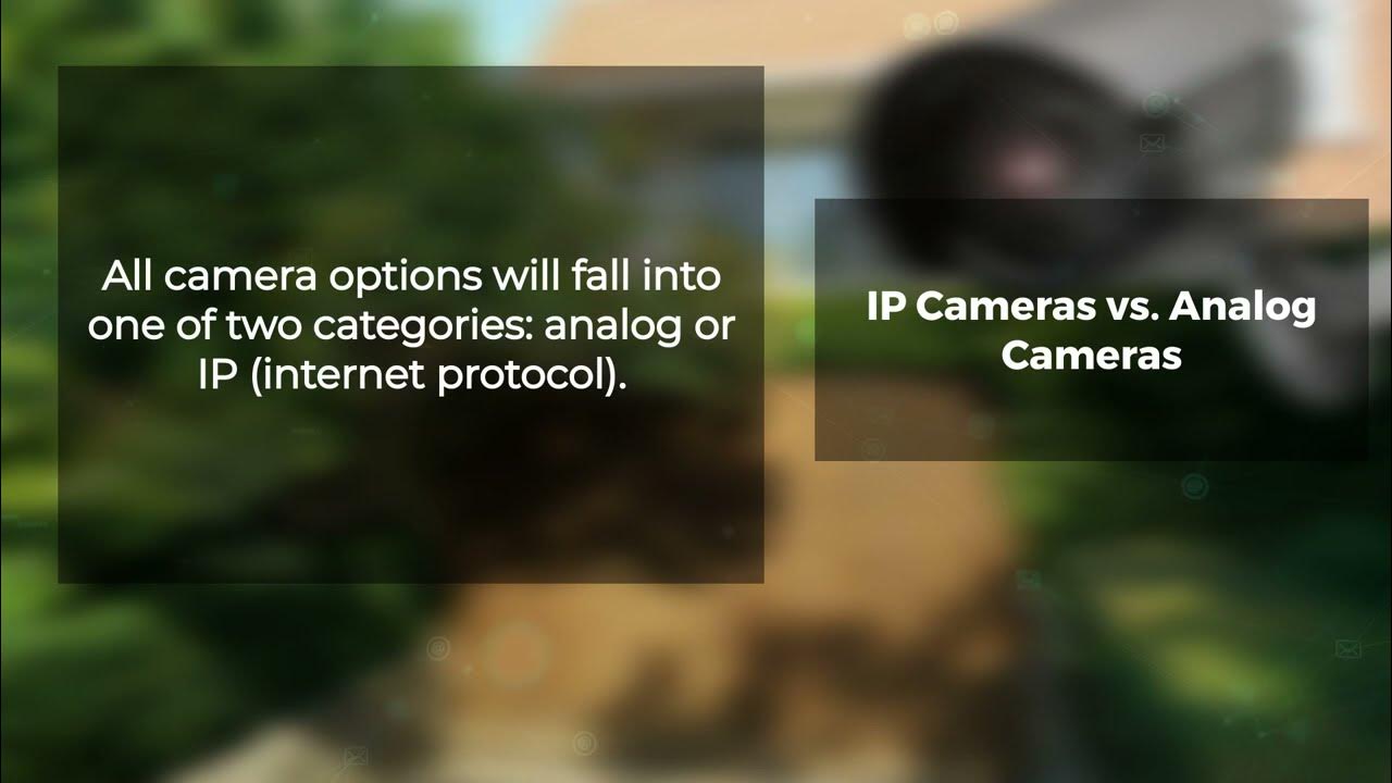 IP Cameras vs Analog Cameras YouTube
