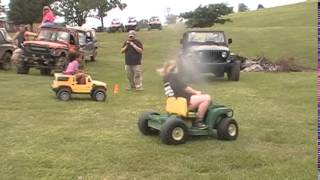 ZOOKIMELT 2014   BARBIE JEEP RACE   GIRLS