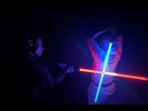 Epic Neopixel Lightsaber Battles | Superneox