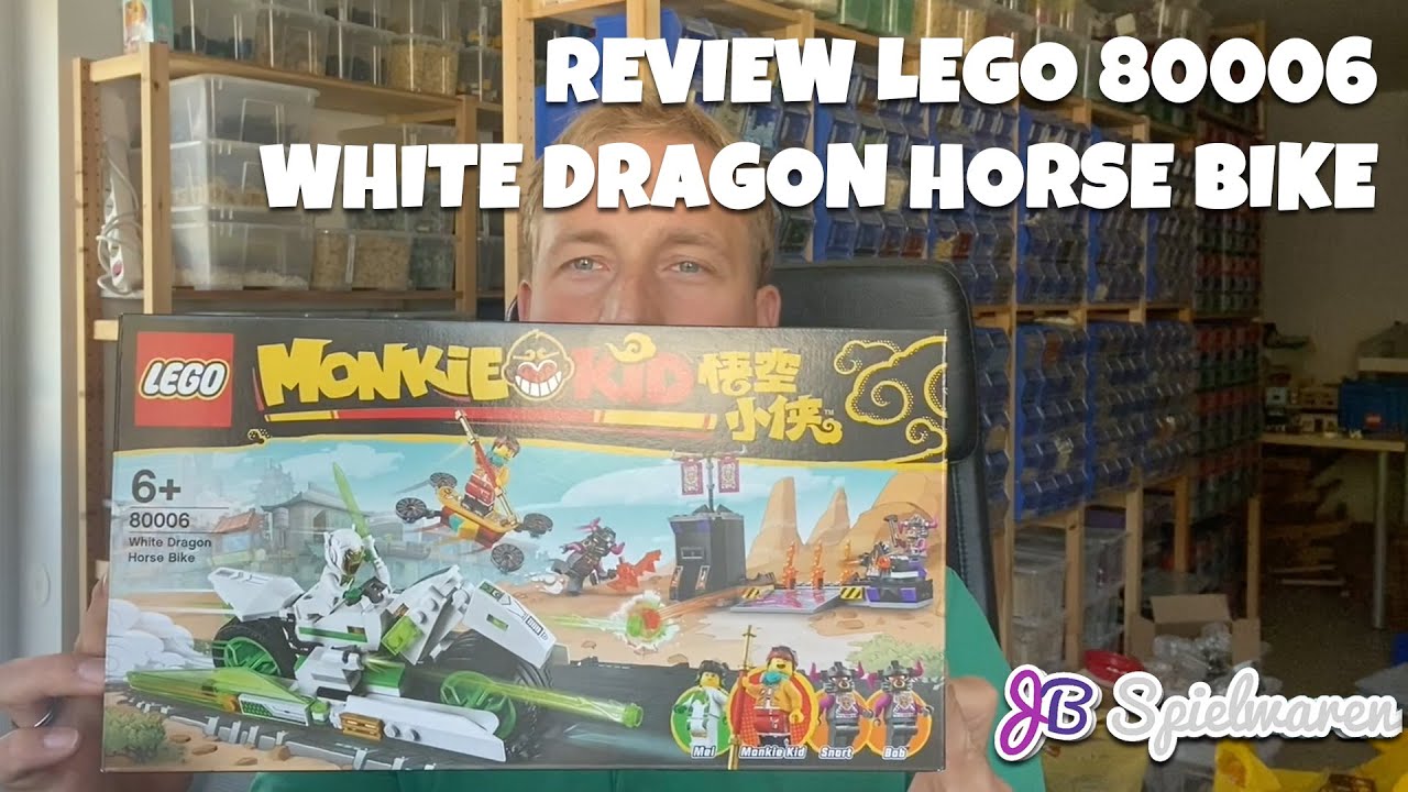 Review Monkie Kid 80006 White Dragon Horse Bike