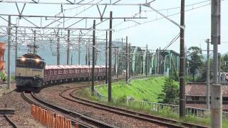 【HD】EF64-1040 専用貨物列車(8785レ赤ホキ列車) JR東海道本線 穂積駅