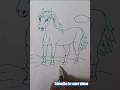 Horse drawingyoutubeshortsshorts