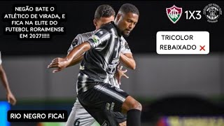 Atlético Roraima 1X3 Rio Negro RR - Campeonato Roraimense 2026 | 6° Rodada.