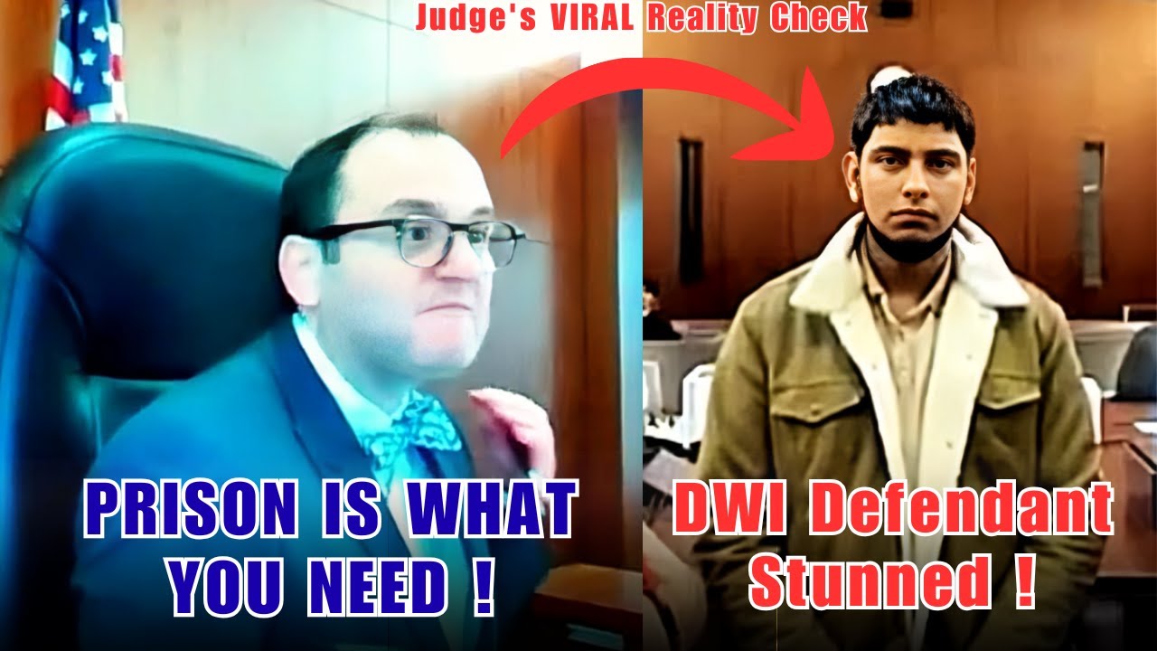 Judge Drops UNFORGETTABLE Reality Check on DWI Defendant - Prison Might Be What You Need 