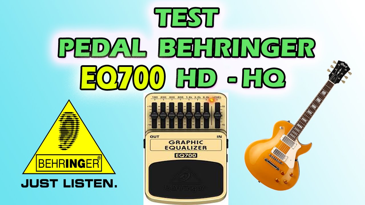 Behringer EQ700 Test HD HQ YouTube