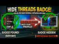 How to Hide Threads Badge from Instagram