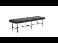 Wazo Furniture S Black Milan Bench 360 Wazo Furniture S Black Milan Bench 360