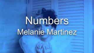 Numbers edit audio~Melanie Martinez