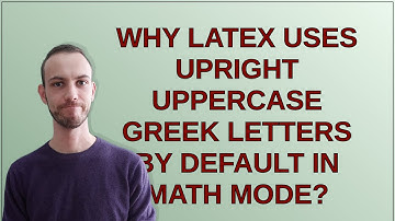 Tex: Why LaTeX uses upright uppercase Greek letters by default in math mode?