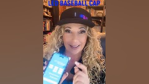 LED Hats,LED Caps Display Message Bluetooth- Editable Cool Hat for Party- #Magicdisplay #led #caps