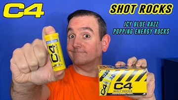 C4 Energy Shot Rocks Product Review; C4 Icy Blue Razz Shot Rocks
