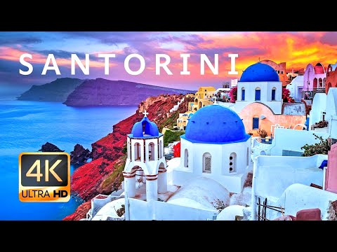 Santorini, Greece 4k