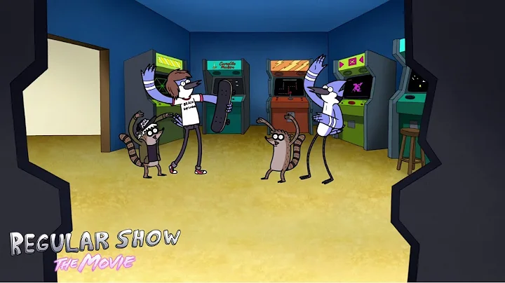 Regular Show - Mordecai And Rigby Meet Past Mordecai And Rigby | Regular Show: The Movie