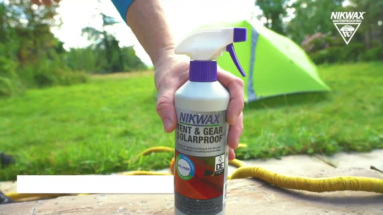 Nikwax Tent Spray - added UV Protection and Waterproofing for tent fabric