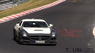 Mercedes-Benz SLS AMG Black Series testing on the Nürburgring!