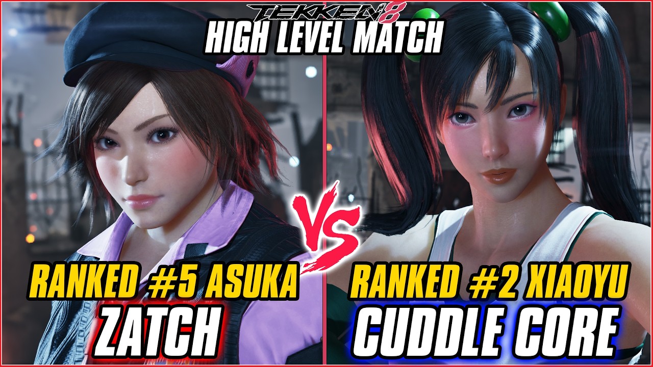 TEKKEN 8 ▰ ZATCH (#5 Ranked Asuka) vs CUDDLE CORE (#2 Ranked Xiaoyu) ▰ T8 HIGH LEVEL GAMEPLAY