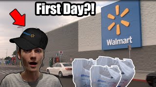 My FIRST DAY as a WALMART SPARK DRIVER?!