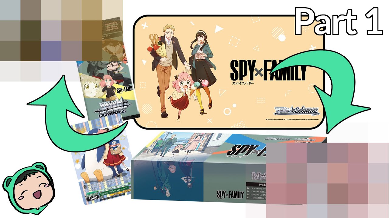 Unboxing the Weiss Schwarz SPY x FAMILY Meister set (Part 1)