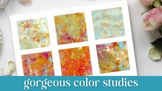 How I’m doing color studies in 2024 | Mixed Media Art Tutorial