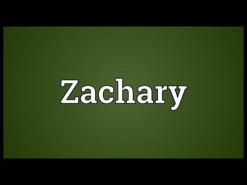 What Does Zachary Mean In Greek