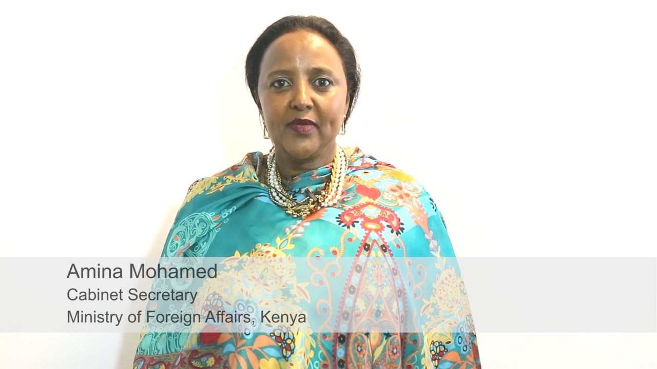 Amina Mohamed Kenya / Uhuru; Kenya offers Amb. Amina C. Mohamed to lead ...