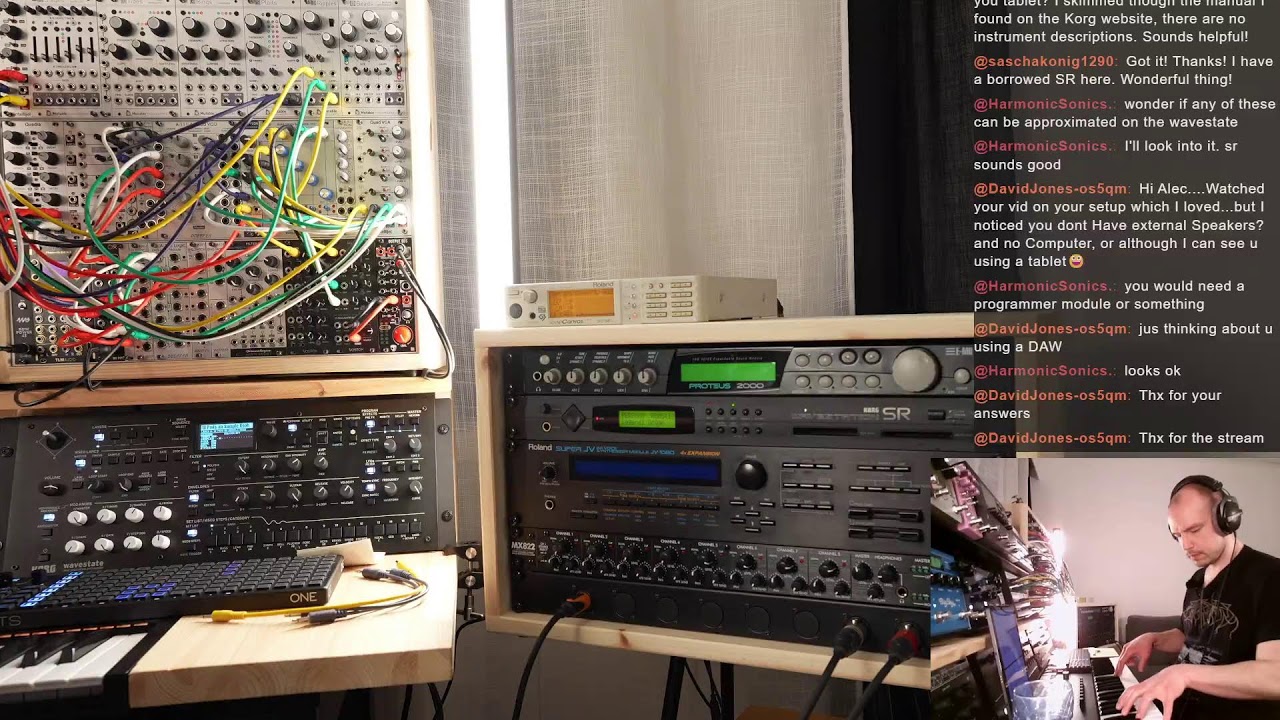 Exploring the Korg Wavestation SR LIVE - YouTube