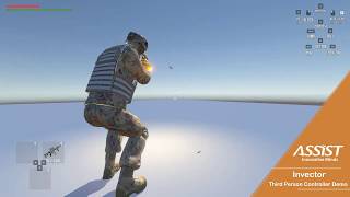 Unity 3D Model Demo - U.S. Paratrooper Soldier - ASSIST Software Romania screenshot 5