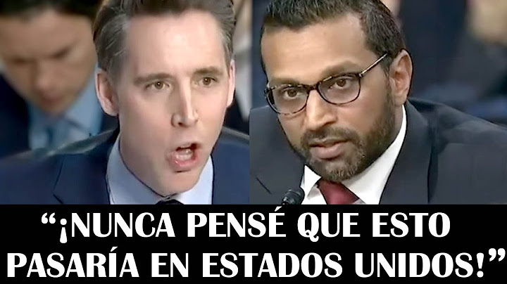"Nunca Pensé Que Esto Pasaría en Estados Unidos": Hawley cuestiona a Kash Patel.