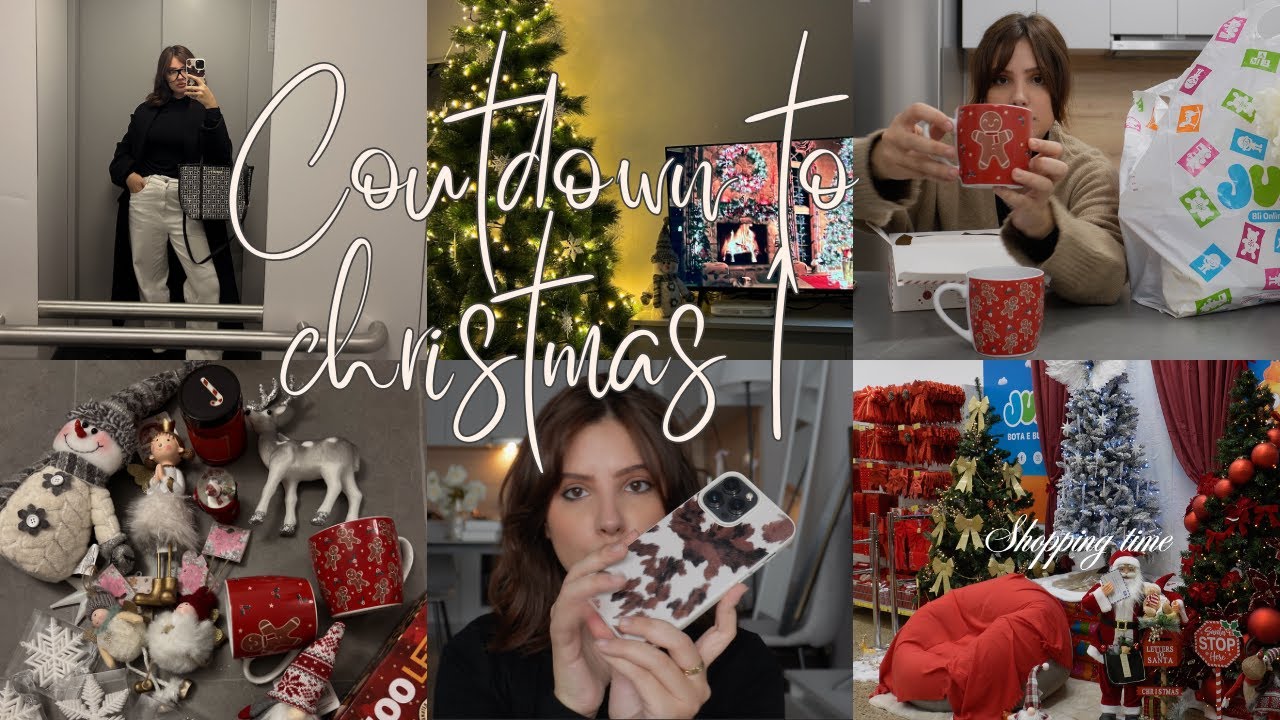 Countdown to Christmas 1🎁/ Vendosim pemen e Krishlindjes🎄 / Blerjet festive⛄️ /TEMU haul / Tula T