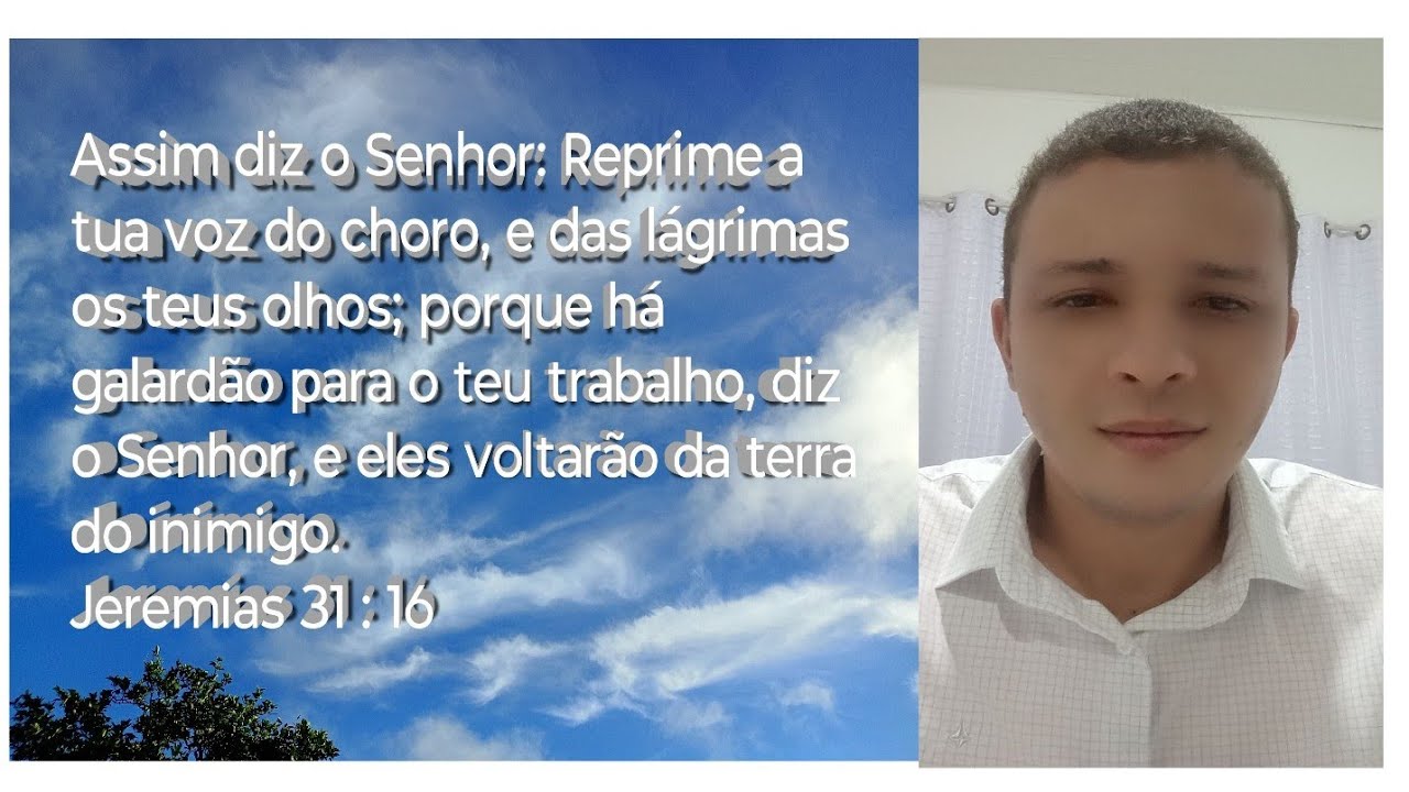 Há esperança para o teu futuro, diz o SENHOR