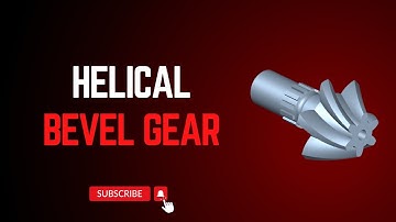 Helical Bevel Gear in AutoCAD 3D