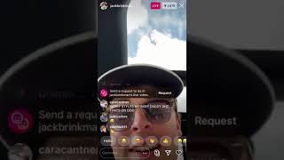 Jack Brinkman from Jack and Gab says he misses ex girlfriend Gabrielle Moses on Instagram Live 😮