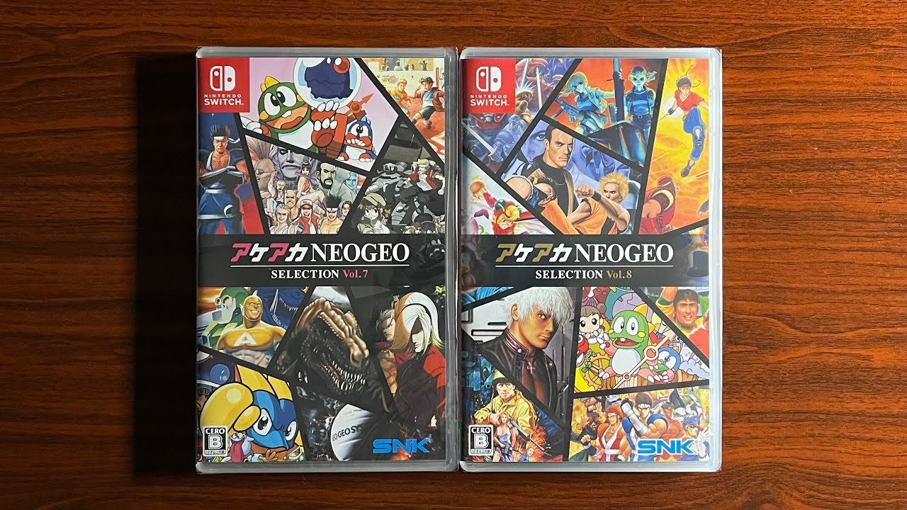 📦 Unboxing | ACA NeoGeo Selection Vol 7 & 8 | Nintendo Switch