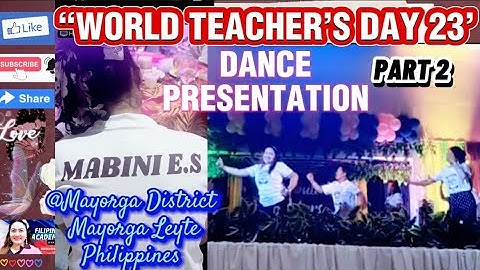 WORLD TEACHER’S DAY CELEBRATION 2023 || DISTRICT BASED PART 2 || REMEMBER US THIS WAY HALF DAY PRAC