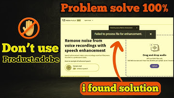 Problem Fix! Adobe Podcast Ai Not Working🚀Flixier.com