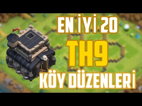 EN İYİ 20 TH9 KÖY DÜZENİ 2023 (LİNKLİ) CLASH OF CLANS