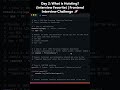 Day 2: What is Hoisting? Frontend Interview Challenge #shorts #coding #javascript #react #viral