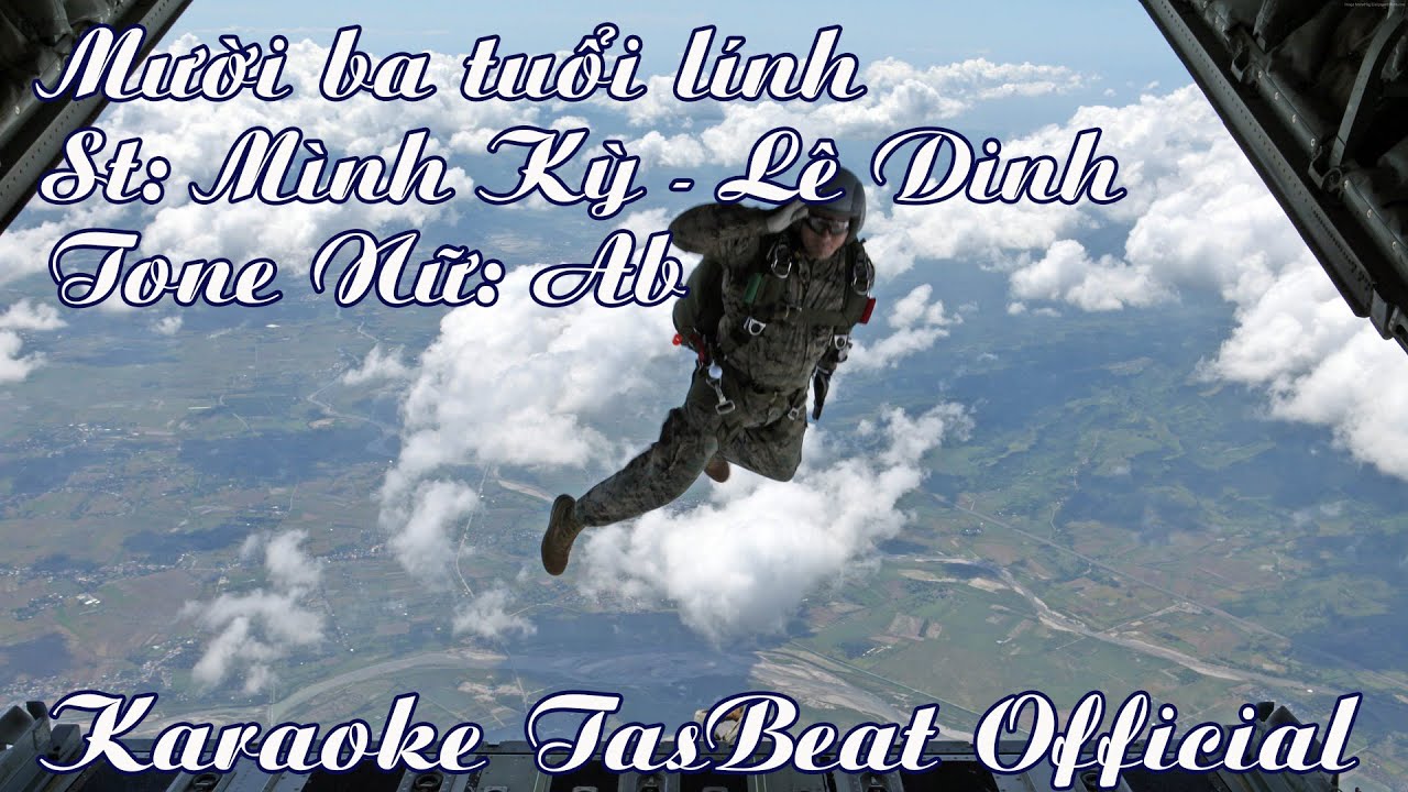 Karaoke Mười Ba Tuổi Lính - Tone Nữ | TAS BEAT