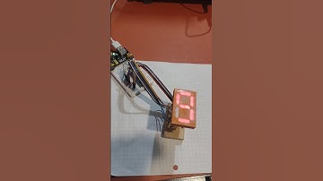 diy 7 segment and hex driver atmega328P #arduinoproject #electroniccircuit #arduino