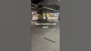 2010 Camaro ss open headers cold start ￼