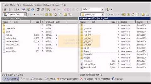 Managing files-folders in WinSCP.avi