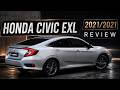 Review Completo Honda Civic EXL 2.0 Flex Automático 2021 | Sedan Completo, Confortável e Tecnológico