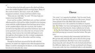 Chapter 3 of The Giver