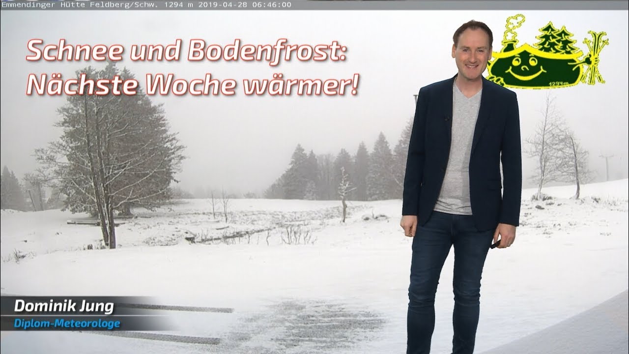 Der Winter Ist Wieder Da Schneefall Und Frost Aber Es Wird