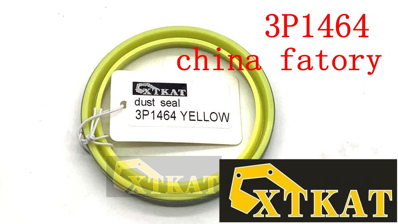 3p1464 dust seal - SEAL-LIP TYPE for Caterpillar (CAT) - YouTube