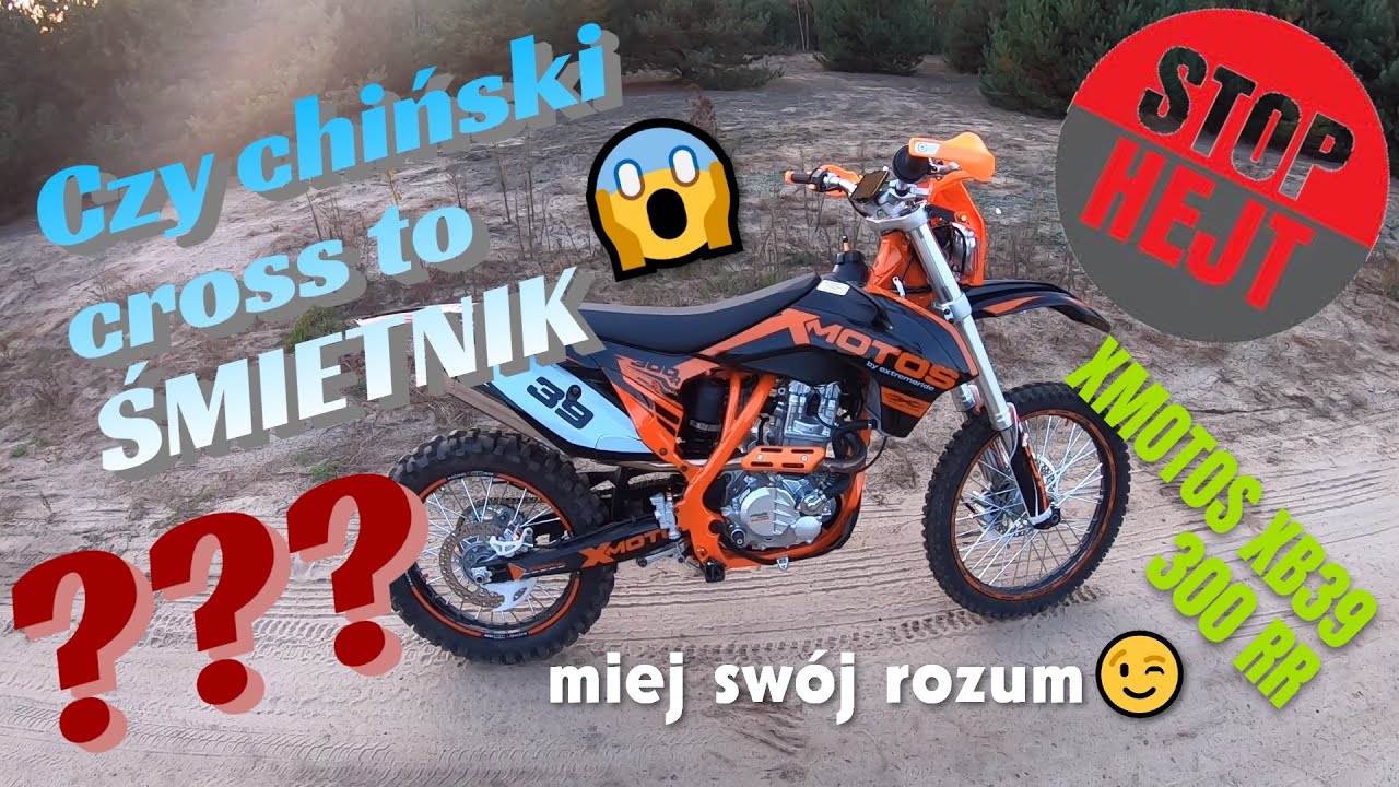 Xmotos ASIX XB39 300 RR kontra komentarze z 😱 Czy chiński cross to śmietnik? TESTY 😁