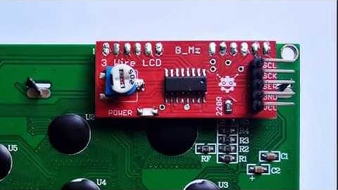 DIY 74HC595 Arduino LCD