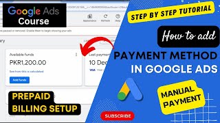 How to Add Payment Method in Google Ads | Google Ads Course (2024) amfahhtech